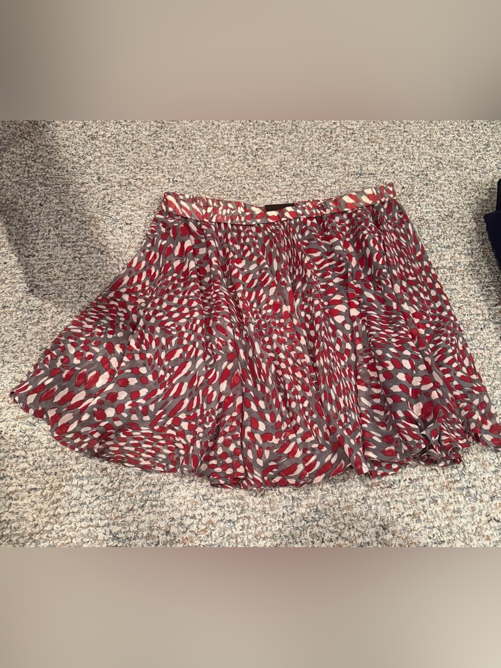 Banana Republic Pink and Grey Skirt Size XL NWT